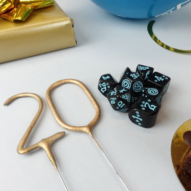 Q-Workshop 20th Anniversary: Cats Dice Set