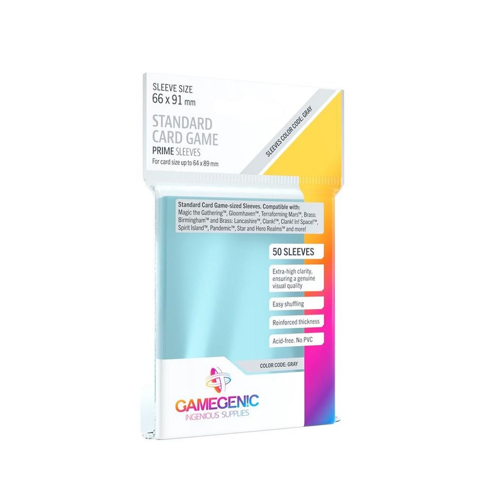 Protège-cartes : Gamegenic Standard Card Game Prime Sleeves (66 x 91 mm) image
