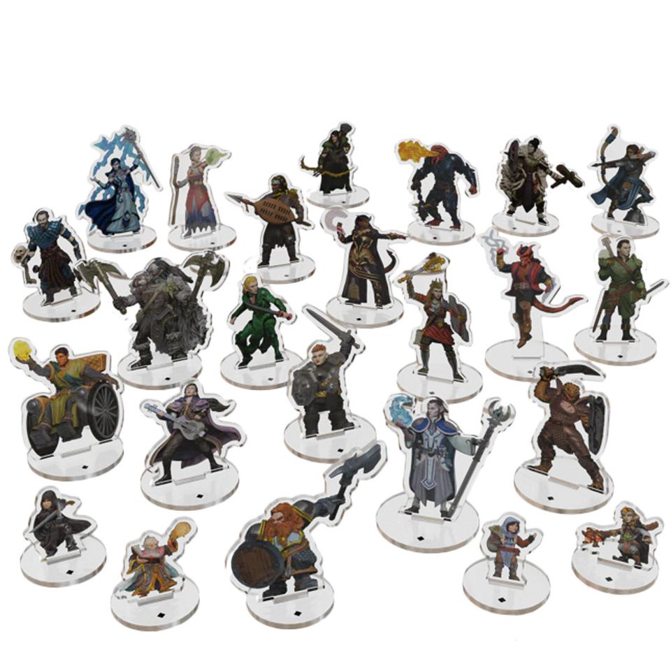D&D Idols of the Realms 2D Minis: Wizards & warriors image