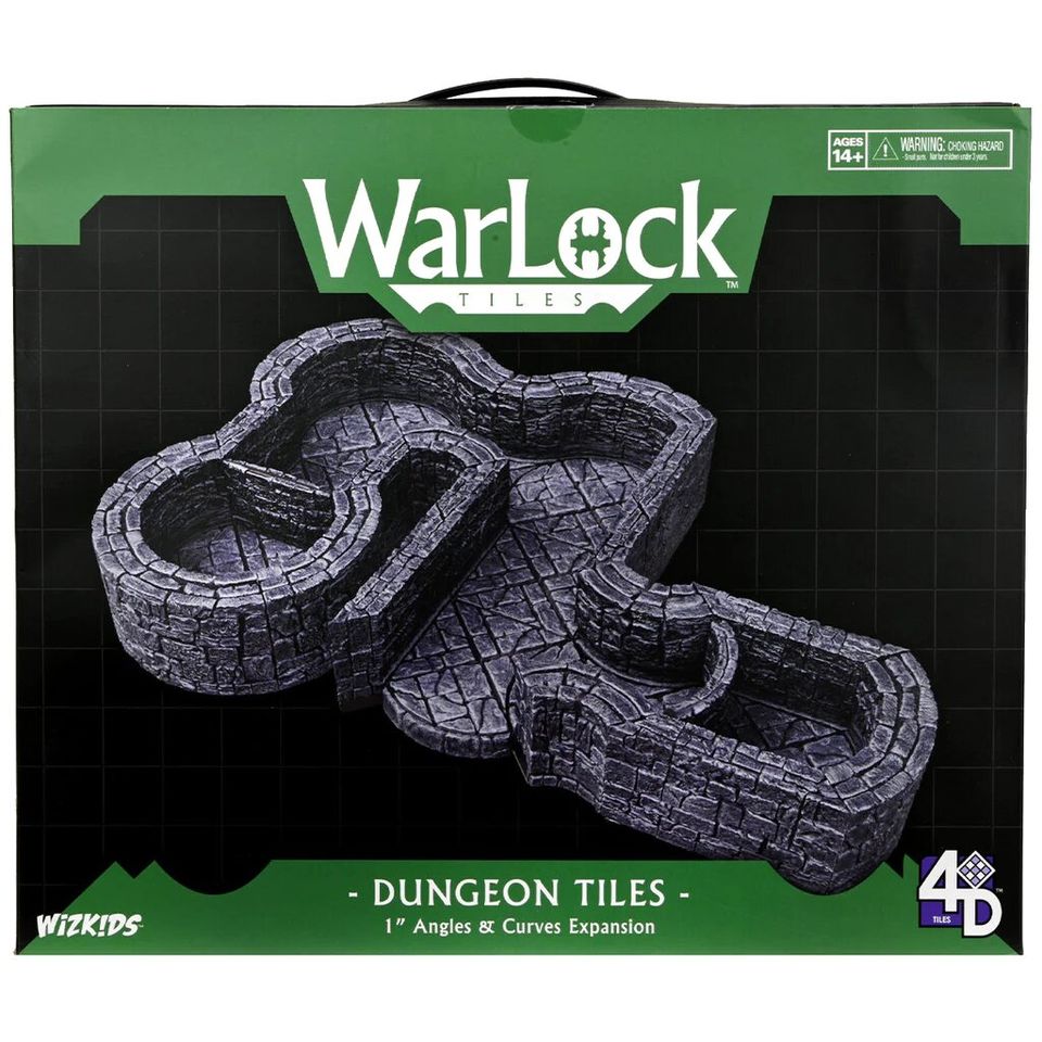 WarLocK Tiles: Dungeon Tiles - 1" Angles & Curves Expansion image