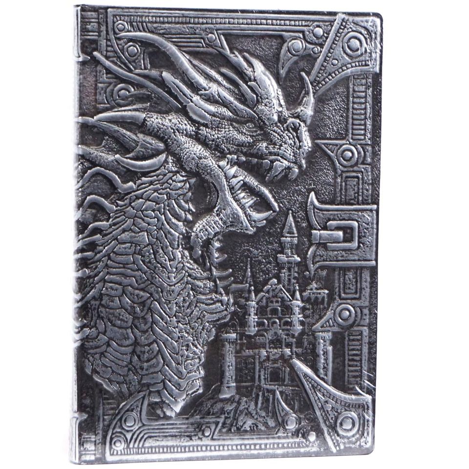 Carnet de note Dragon - Argent image