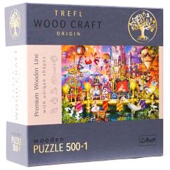 Puzzle 500 pièces en bois - Magic World