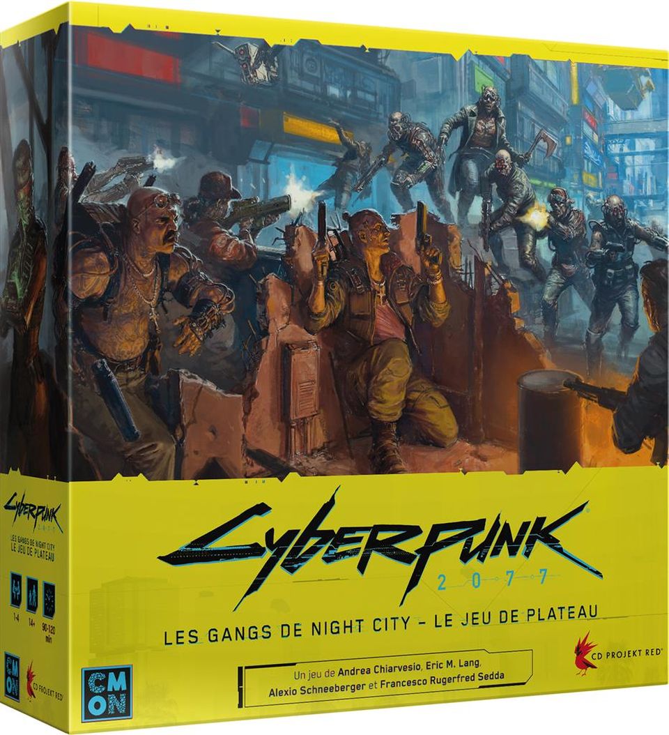 Cyberpunk 2077 : Les Gangs de Night City, Le jeu de plateau - Boite de base image
