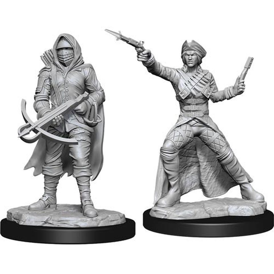 Wizkids Deep Cuts Miniatures: Bounty Hunter and Outlaw image