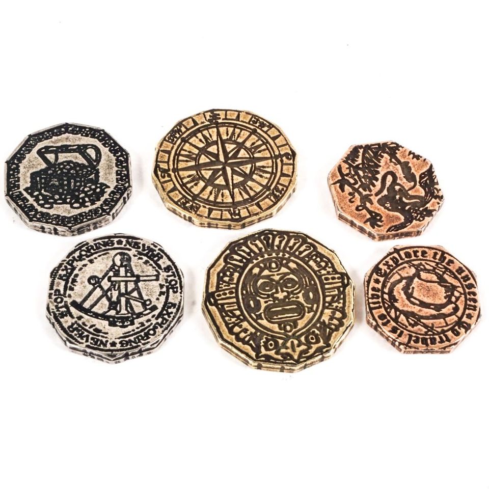 Legendary Metal Coins - Explorers Coin Set image