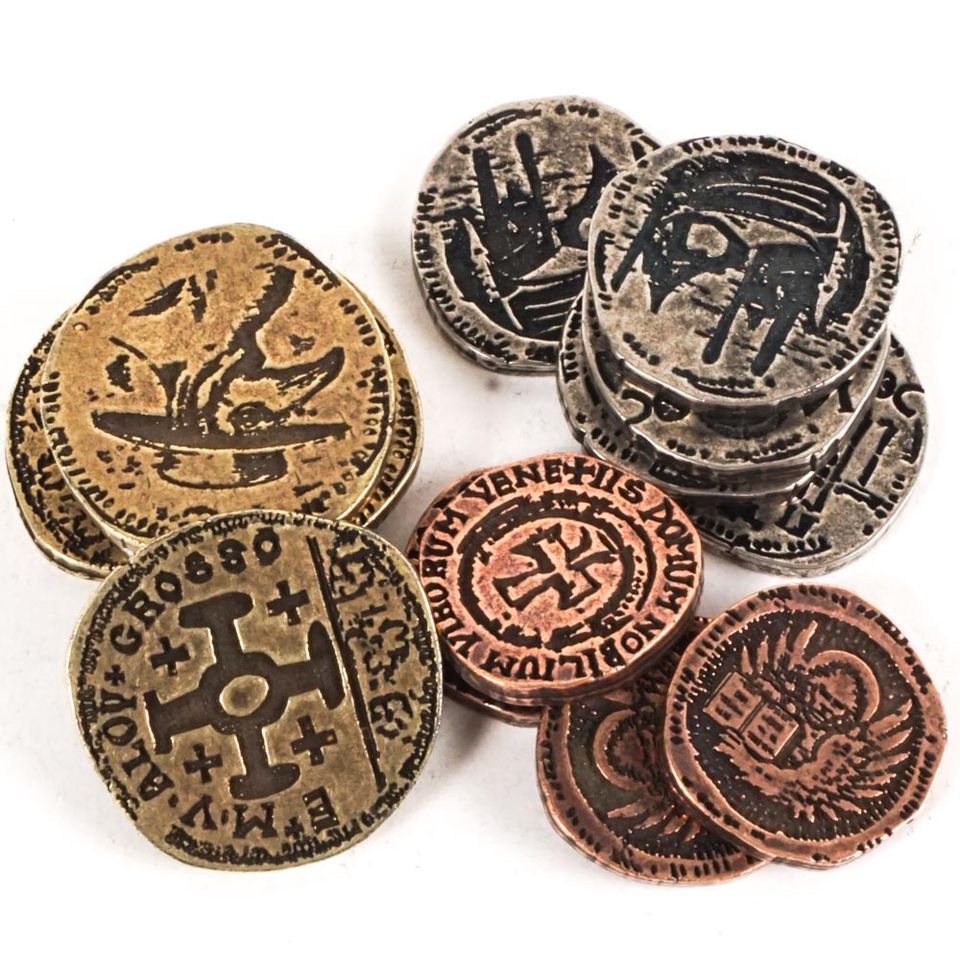 Legendary Metal Coins - Venetian Renaissance coin set image