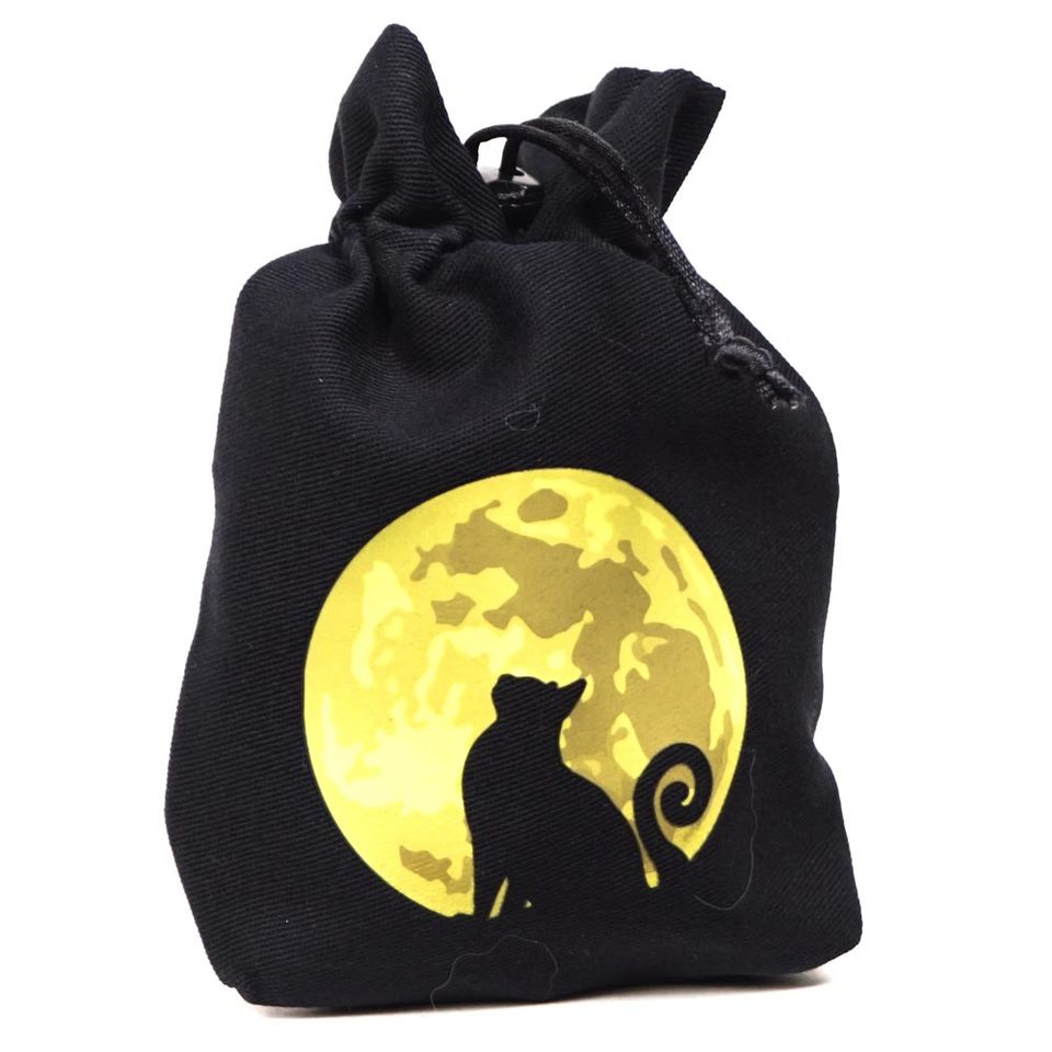 Bourse à dés : The mooncat dice bag image