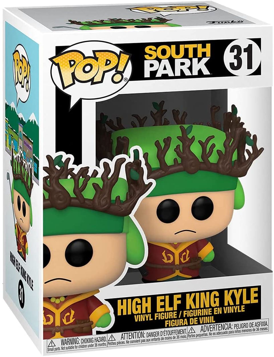 South Park : Figurine Pop! Le Bâton de la vérité - High Elf King Kyle image