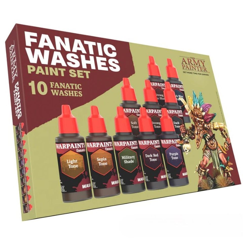 Army Painter: Warpaints Fanatic Washes Paint Set image