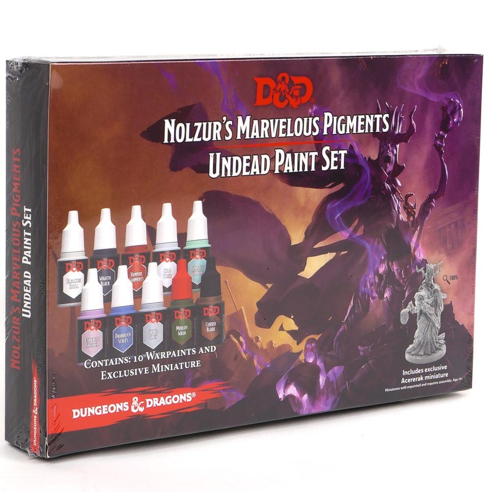 D&D Undead Paint Set avec figurine exclusive Acererak image
