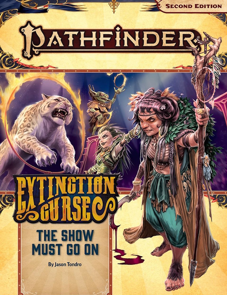 Pathfinder Second Edition Adventure Path #151: The Show Must Go On (The Extinction Curse 1 of 6) VO image