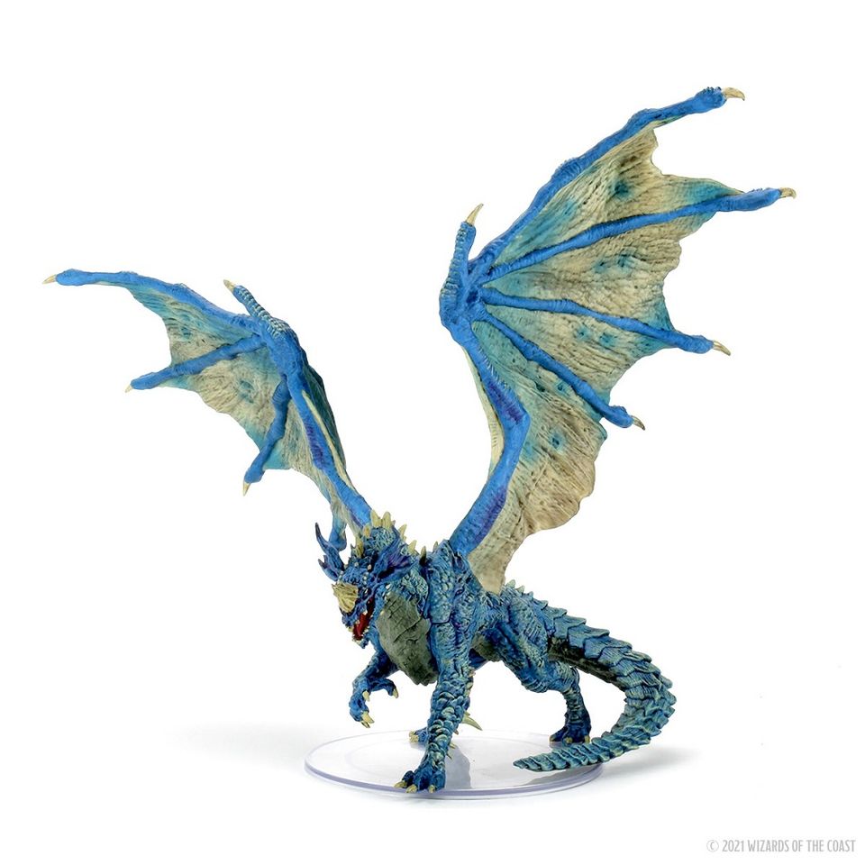 D&D Icons of the Realms: Adult Blue Dragon Premium Figure / Dragon bleu adulte image