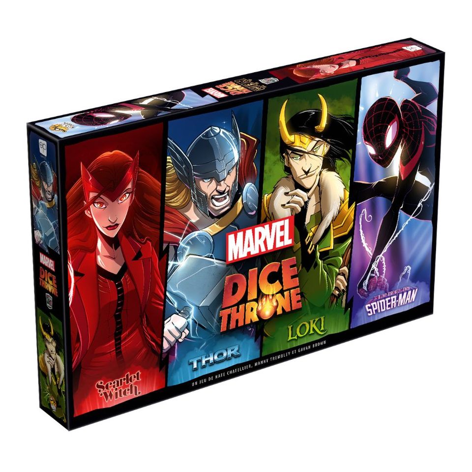 Dice Throne Marvel - Thor, Loki, Spiderman, Scarlet Witch image