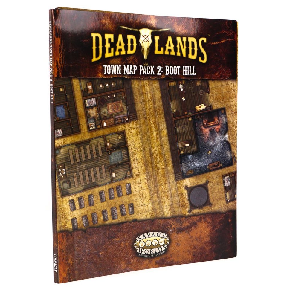 Deadlands Weird West: Town Map Pack 2 - Boot Hill image