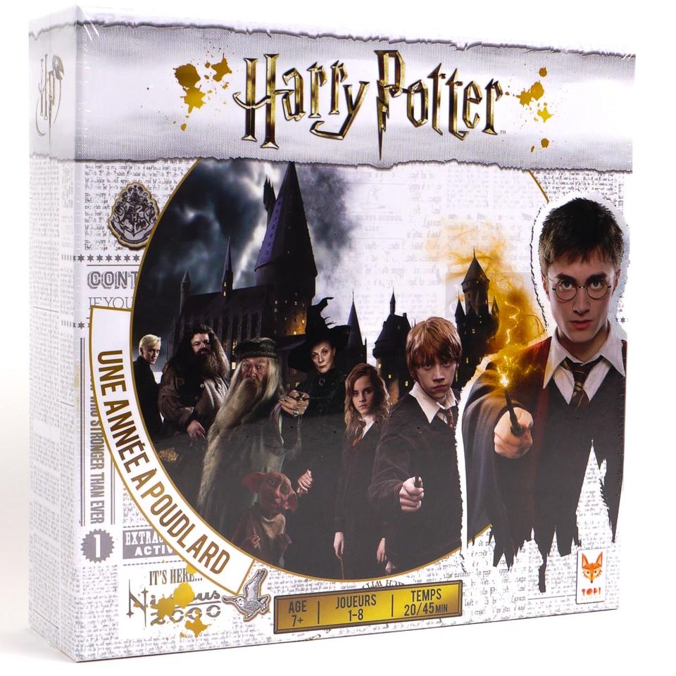 Harry Potter - Jeu de 54 cartes classiques Poudlard dans boîte Métal