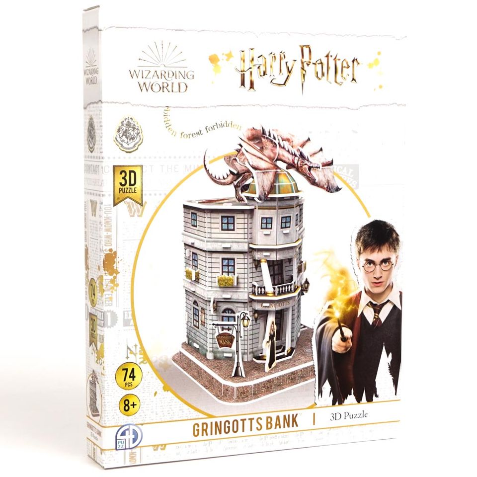 Harry Potter : Gringotts Bank / La Banque de Gringotts 3D Puzzle image