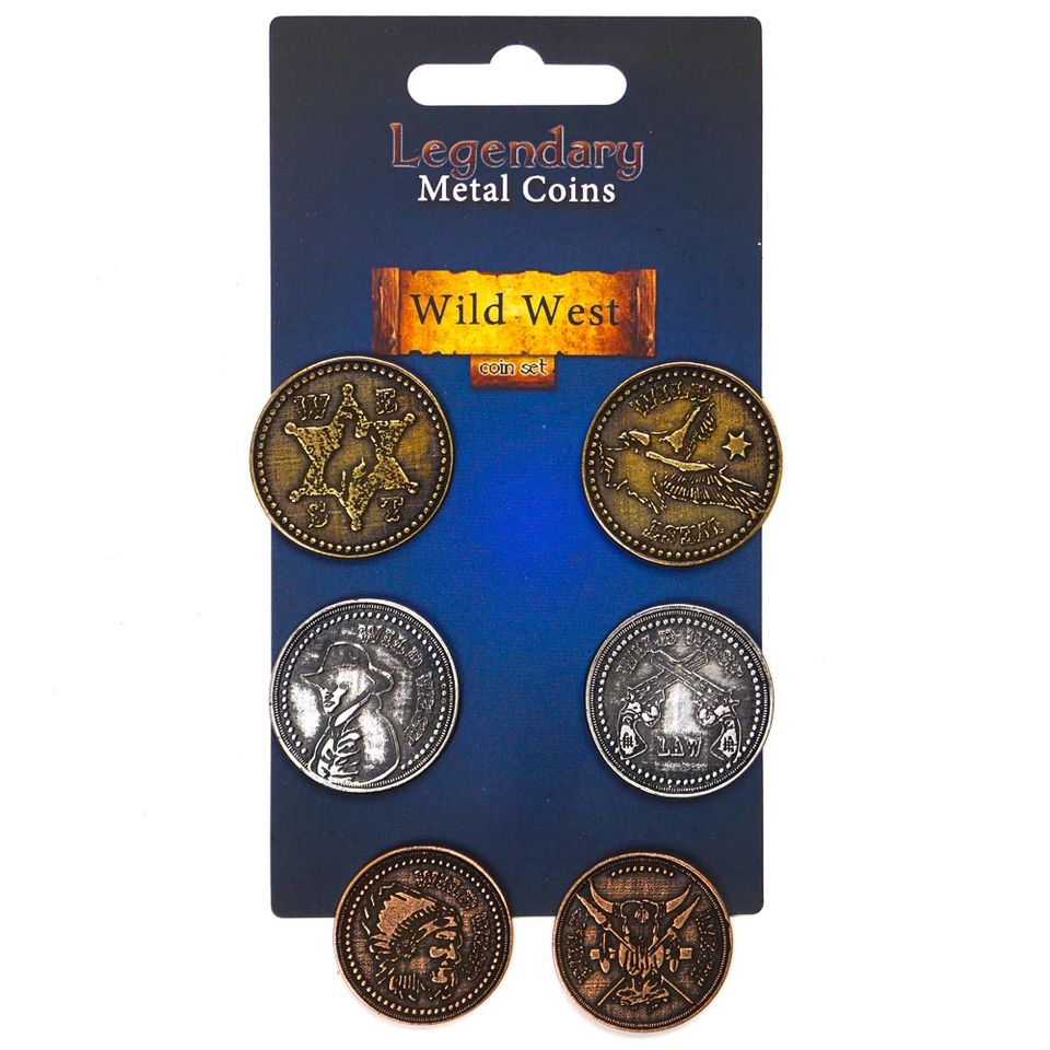 Legendary Metal Coins - Wild West coin set image