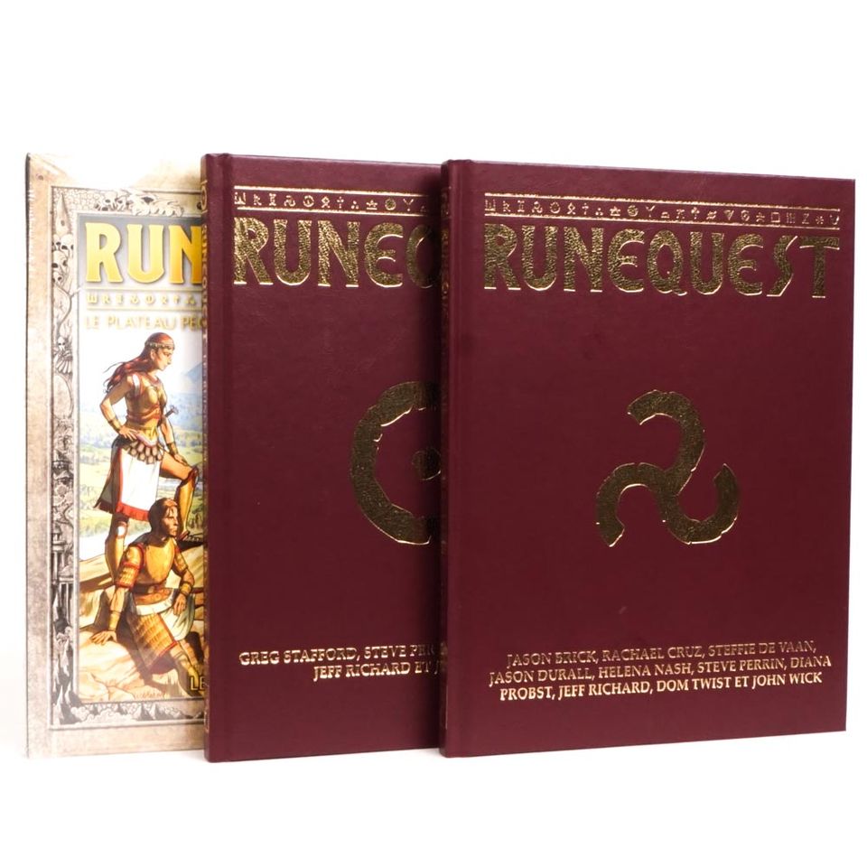 [Lot] Runequest : Les Ruines Fumantes & Le Plateau Pégase - Collector + Aides de Jeux image