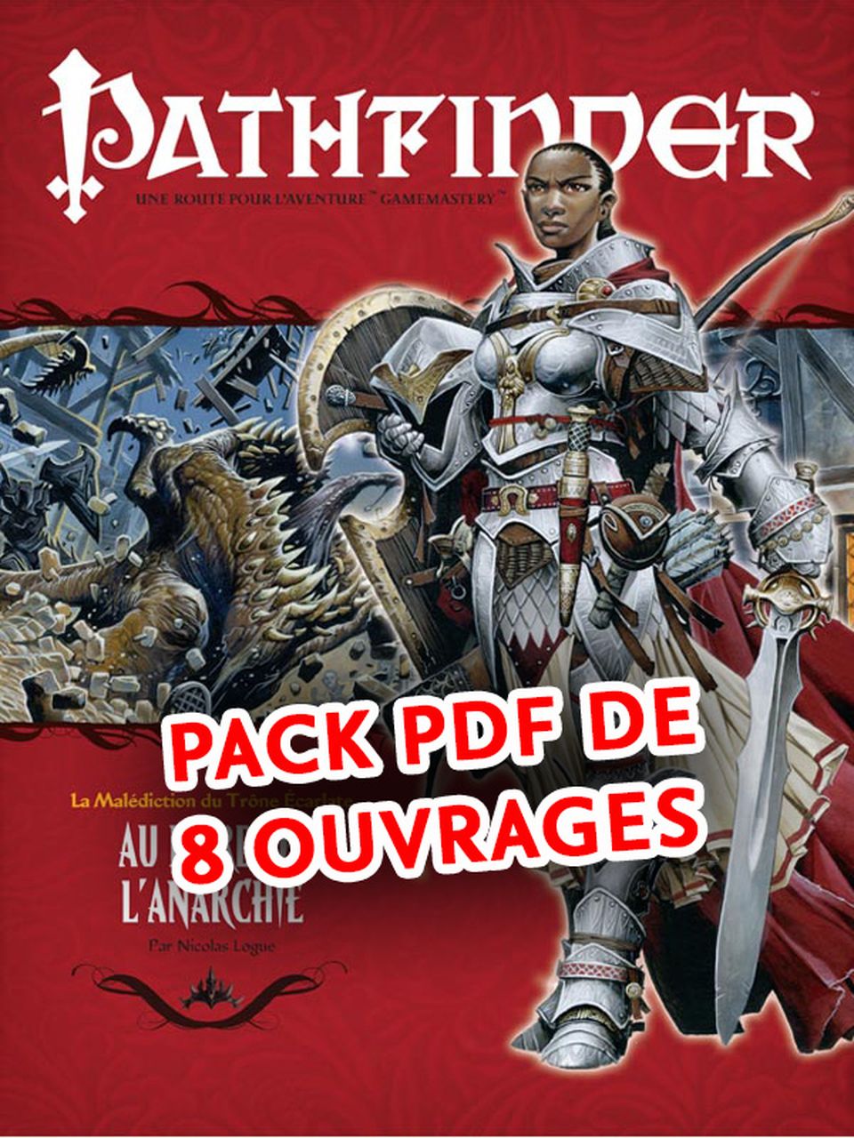 Pack PDF Pathfinder - La Malédiction du Trône Écarlate (campagne complète) image
