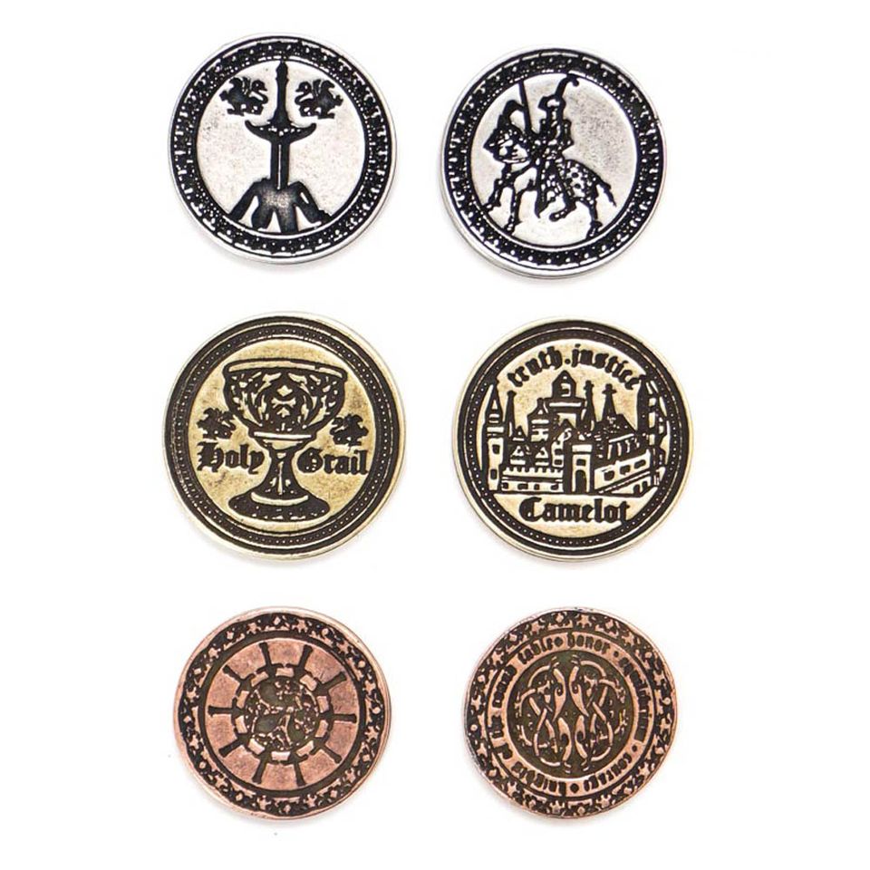 Legendary Metal Coins - Camelot Coin Set image