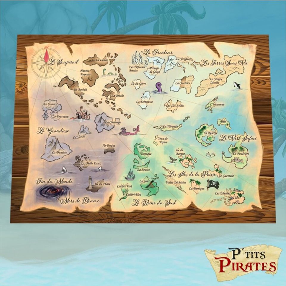 P'tits Pirates : Carte de la Grande Dame Bleue image