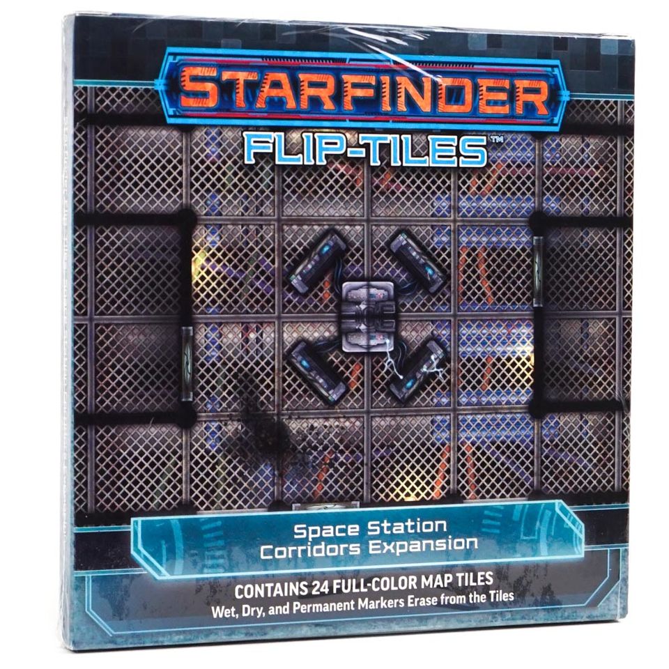 Starfinder Flip-Tiles: Space Station Corridors Expansion image