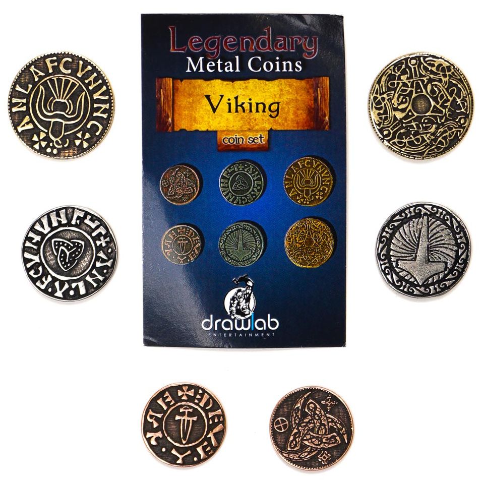 Legendary Metal Coins - Viking coin set image