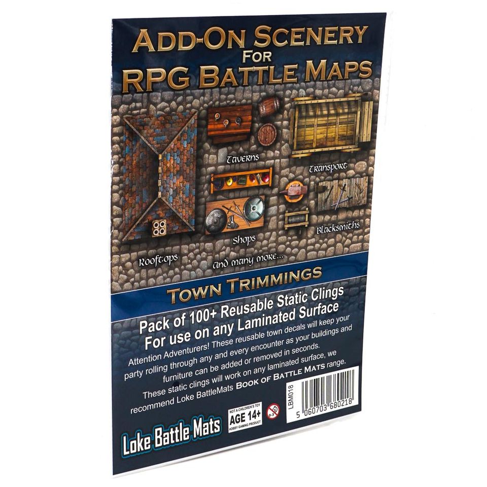 Add-On Scenery for RPG Battle Mats: Town Trimmings image