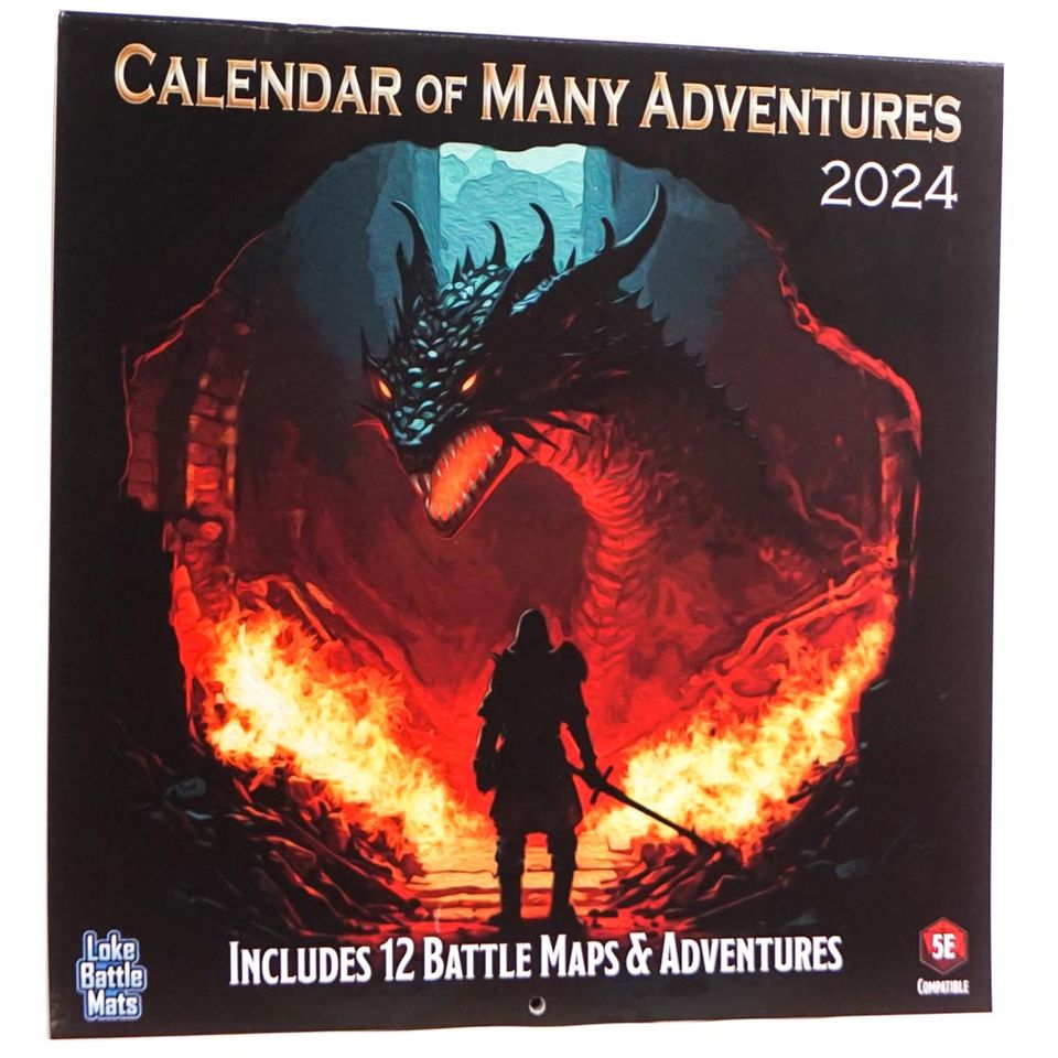 Calendar of Many Adventures 2024 image