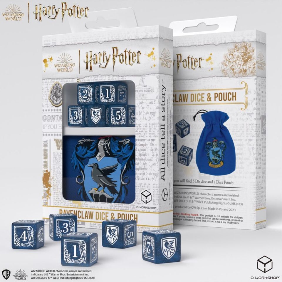 Set de dés : Harry Potter - Ravenclaw 5d6+bourse image