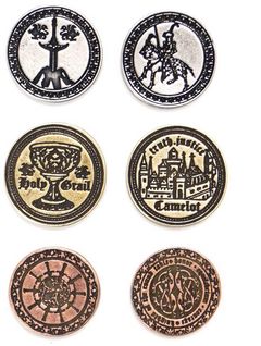 Drow Coin Legendary Metal Coins - Drow Coin Set | Black Book Éditions