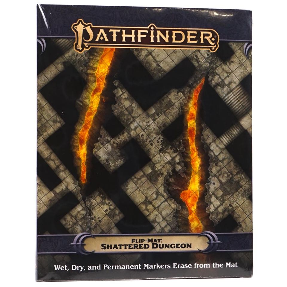 Pathfinder Flip-Mat: Shattered Dungeon image