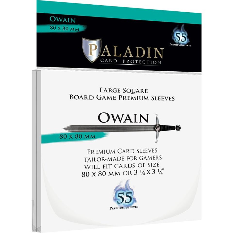 Protège-cartes : Paladin Owain Premium Sleeves (80x80mm) image