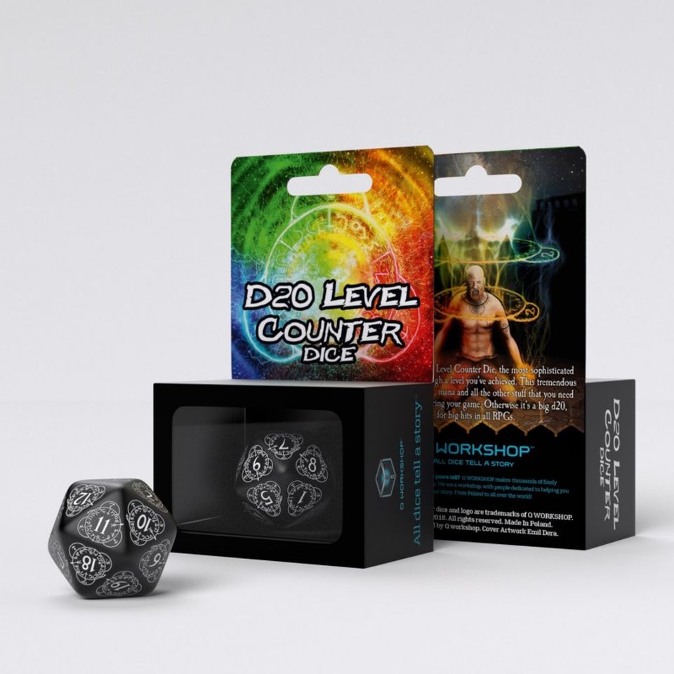 d20 Level Counter Dice image
