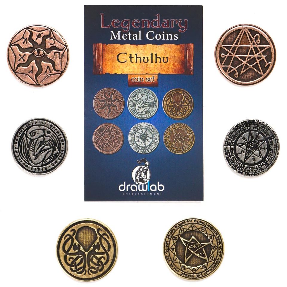 Legendary Metal Coins - Cthulhu coin set image