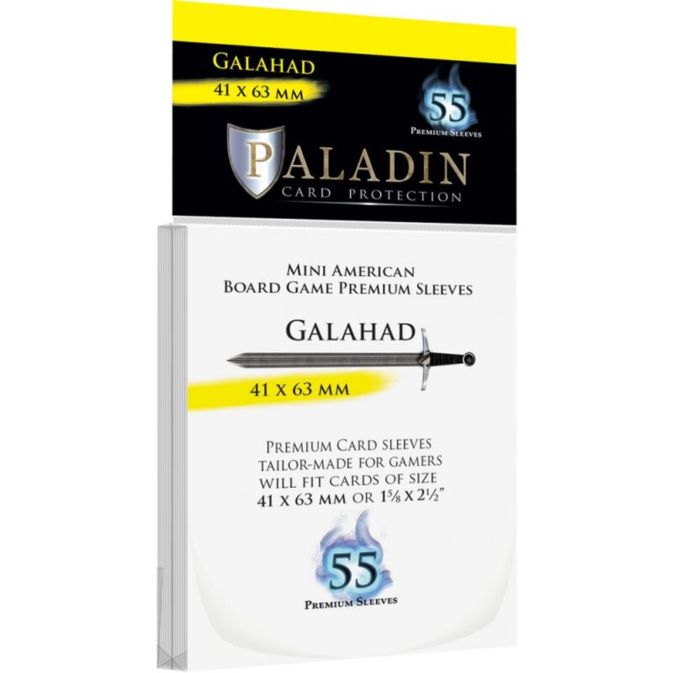 Protège-cartes : Paladin Galahad Premium Sleeves (41x63mm) image
