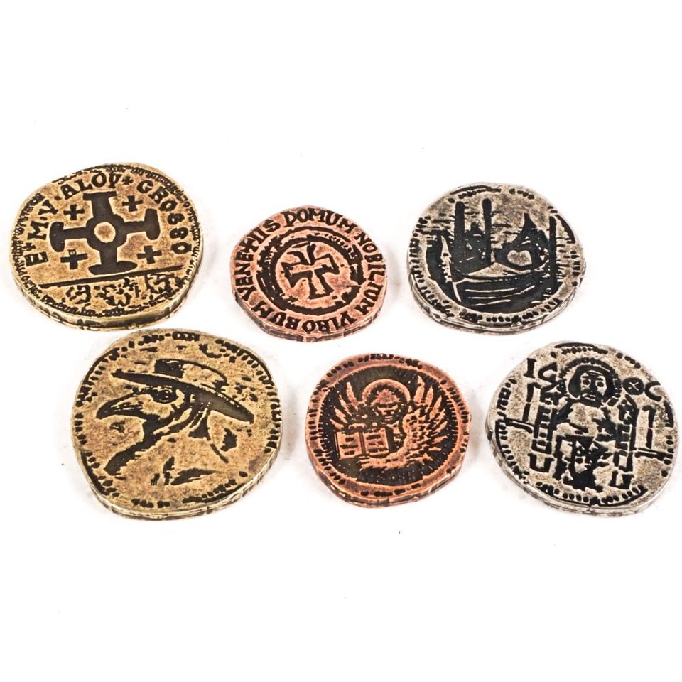 Legendary Metal Coins - Venetian Renaissance Coin Set image