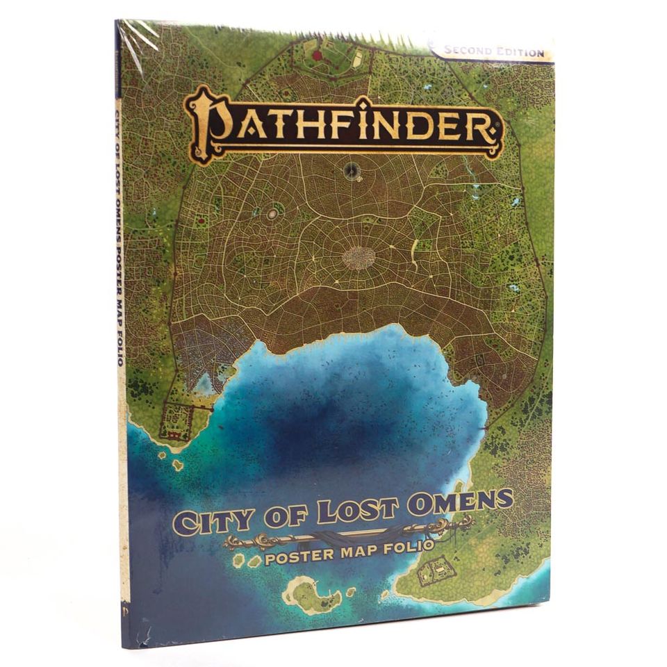 Pathfinder 2E: City of Lost Omens Poster Map Folio image