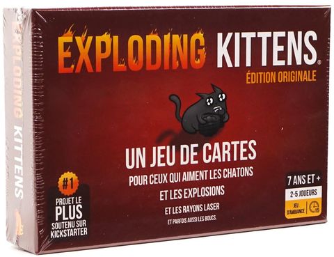 Exploding Kittens : Le Jeu de Base | Black Book Éditions