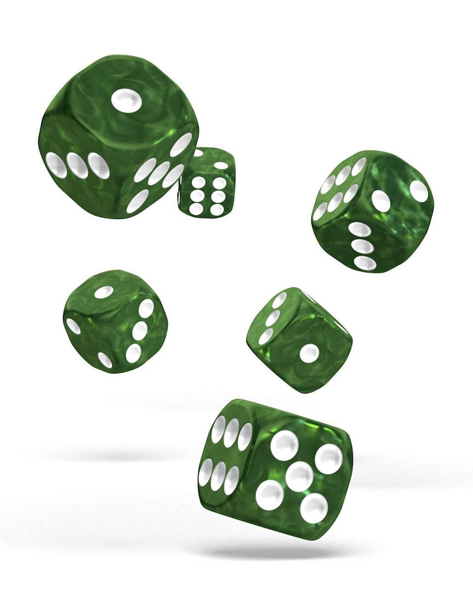 Set de dés - Marble Vert (12 d6) image