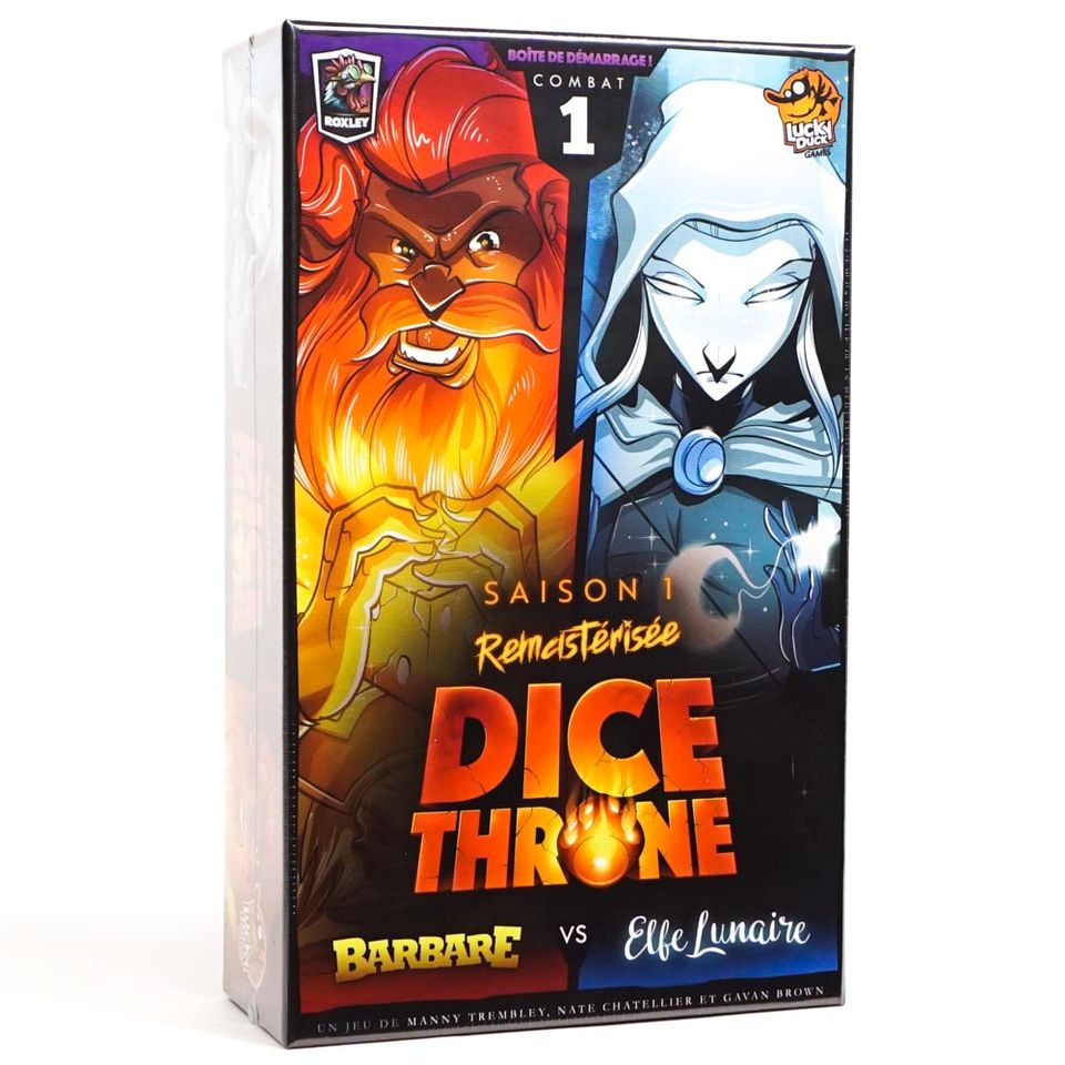 Dice Throne S1 - Barbare vs Elfe Lunaire image
