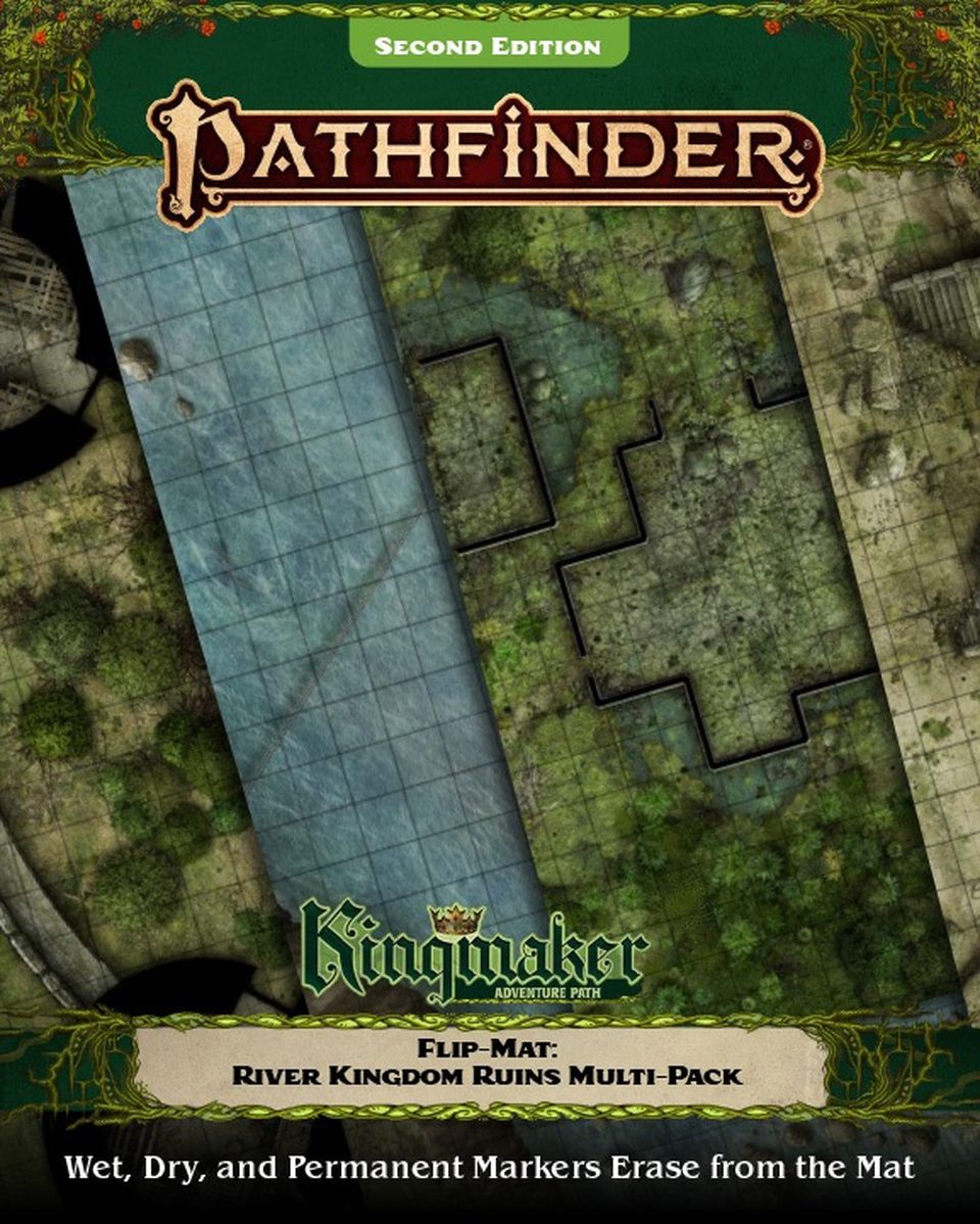 Pathfinder 2 - Kingmaker 10e anniv - Flip-Mat Multi-Pack - River Kingdoms Ruins image