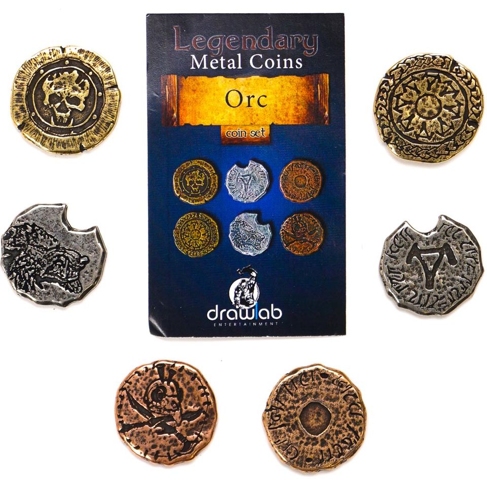 Legendary Metal Coins - Orc coin set image