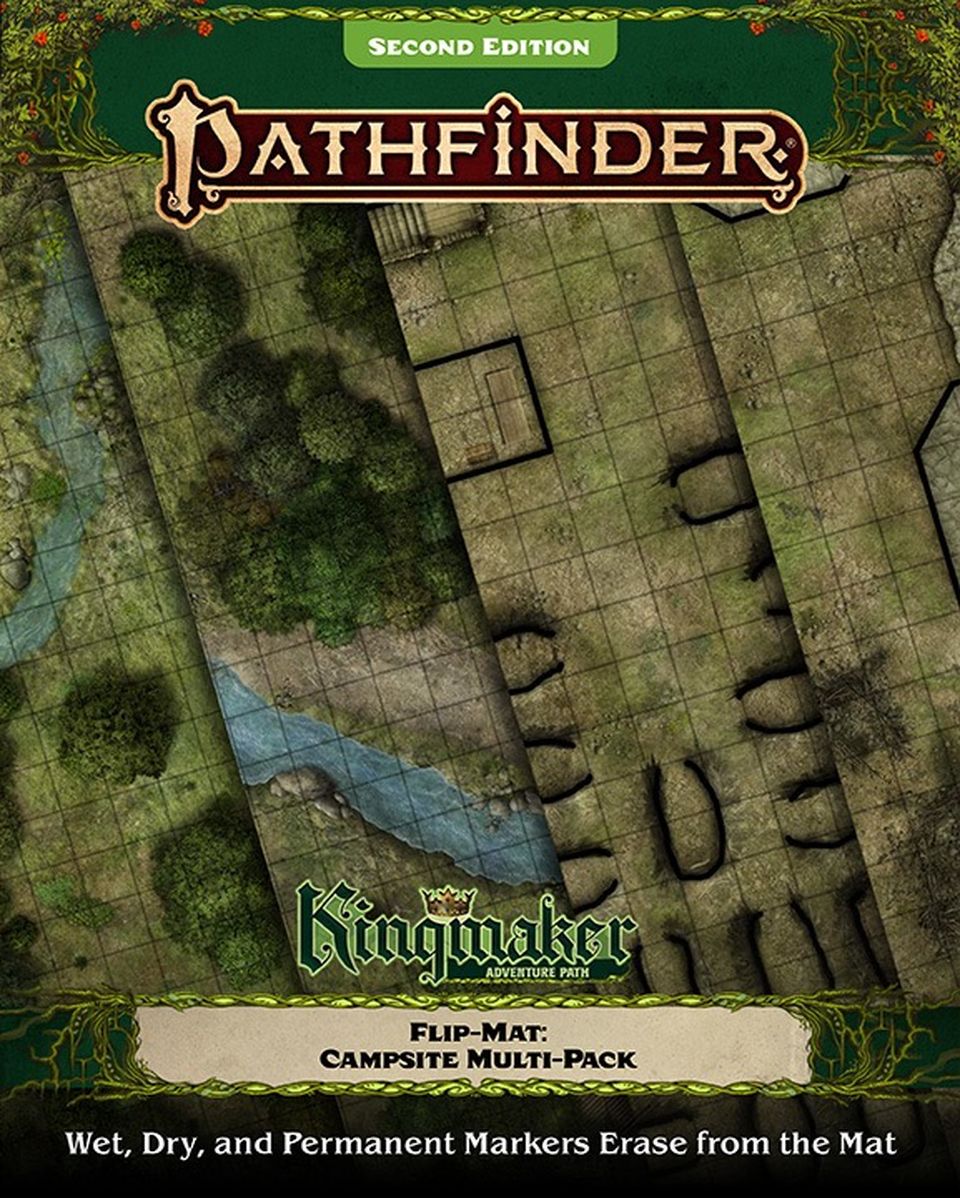 Pathfinder 2 - Kingmaker 10ème anniversaire - Flip-Mat Multi-Pack - Campsite image