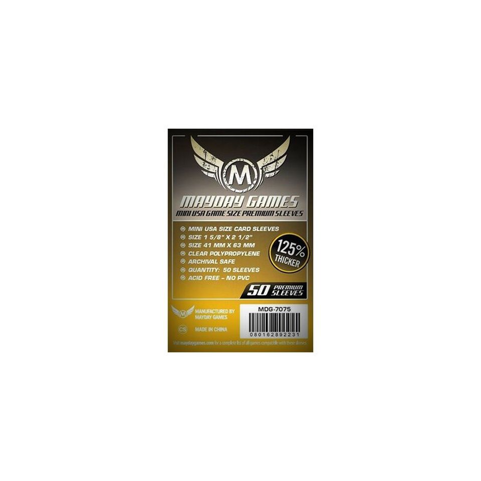 Protège-cartes : Mayday Games Card 41x63mm Mini USA PREMIUM image