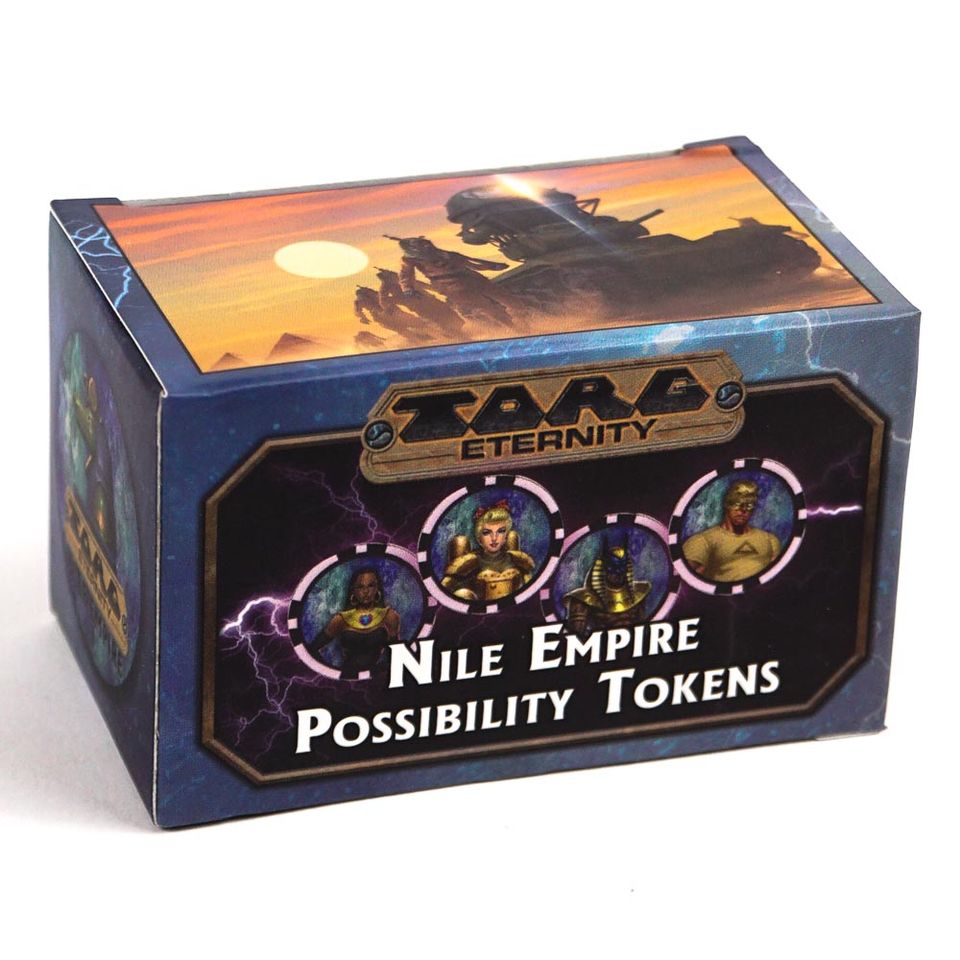Torg Eternity: Nile Empire Possibility Tokens / Jetons de possibilités de L'Empire du Nil image