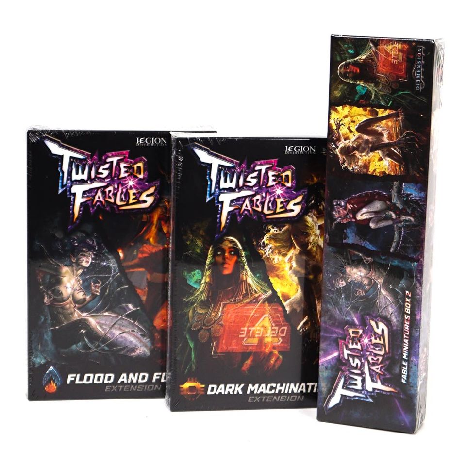 Twisted Fables : Extensions Flood and Flames / Dark Machinations + Figurines Box 2 image
