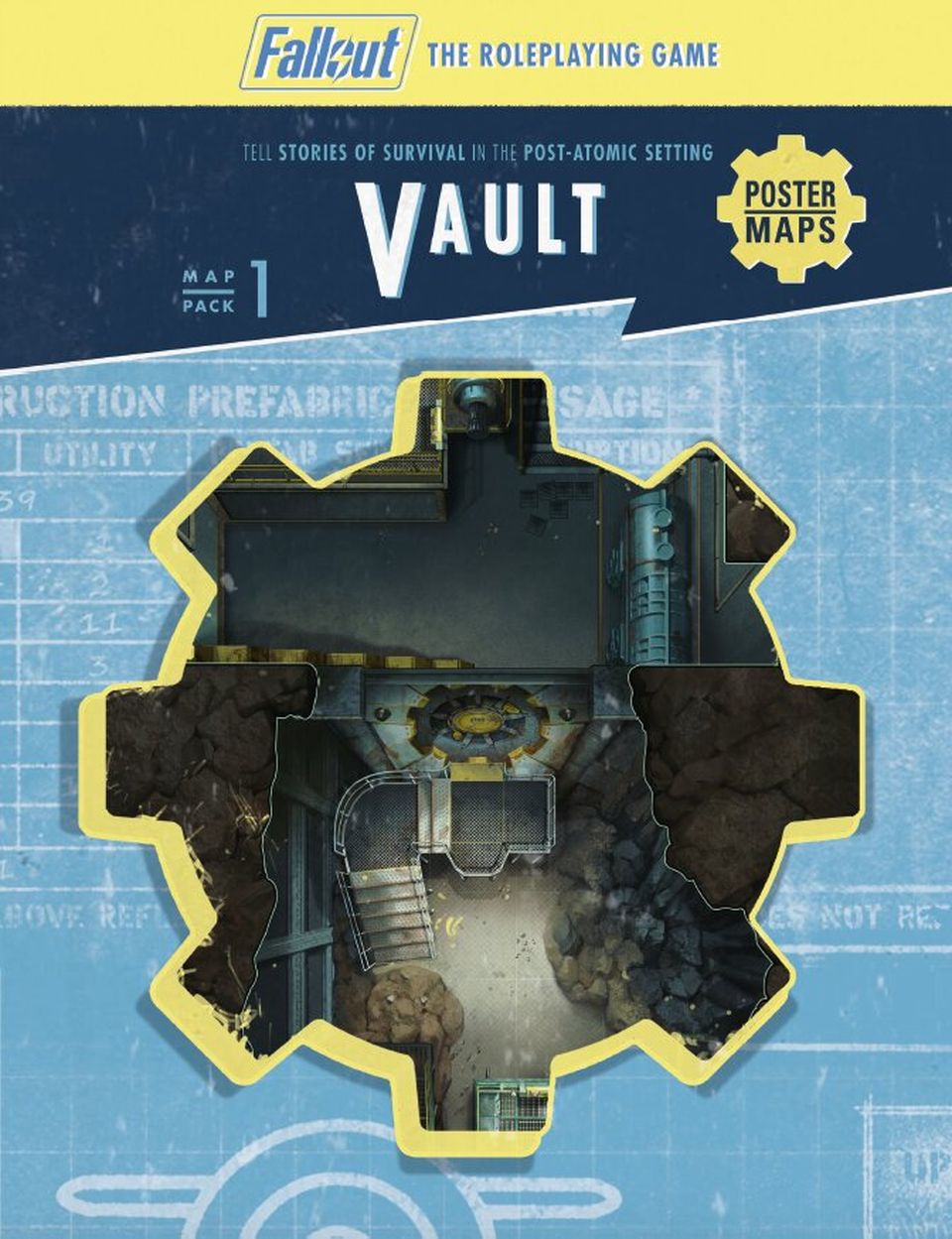 Fallout RPG: Map Pack 1 - Vault VO image