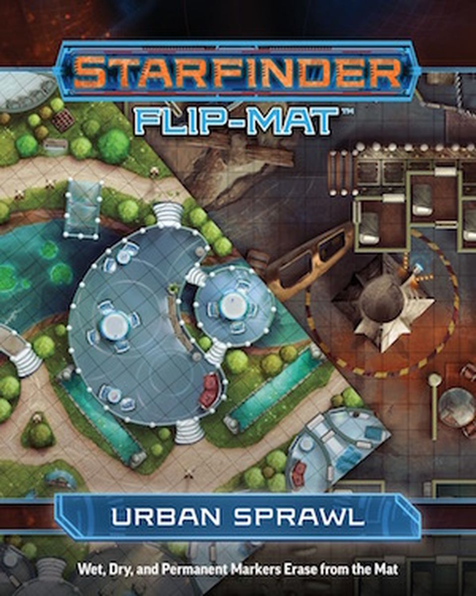 Starfinder Flip-Mat: Urban Sprawl image