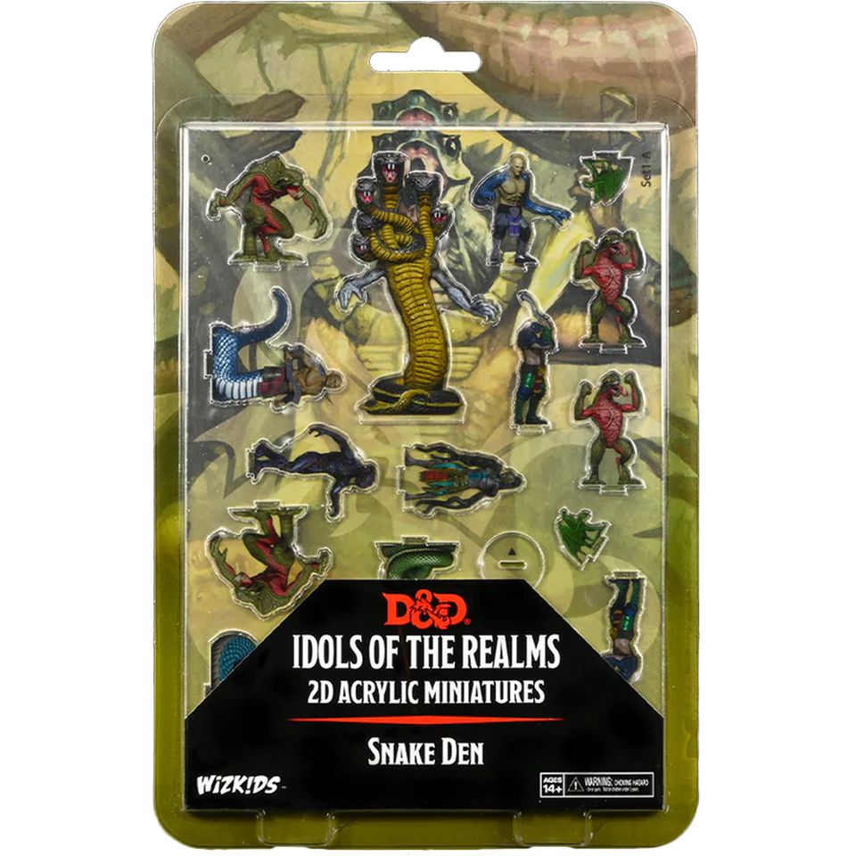 D&D Idols of the Realms 2D Minis: Scales & Tails - Snake Den image